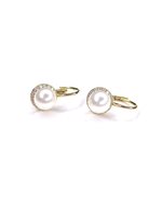 Orecchini Stocco Gioielli Donna perla in Oro giallo Perla ORS 80 - ORS 80